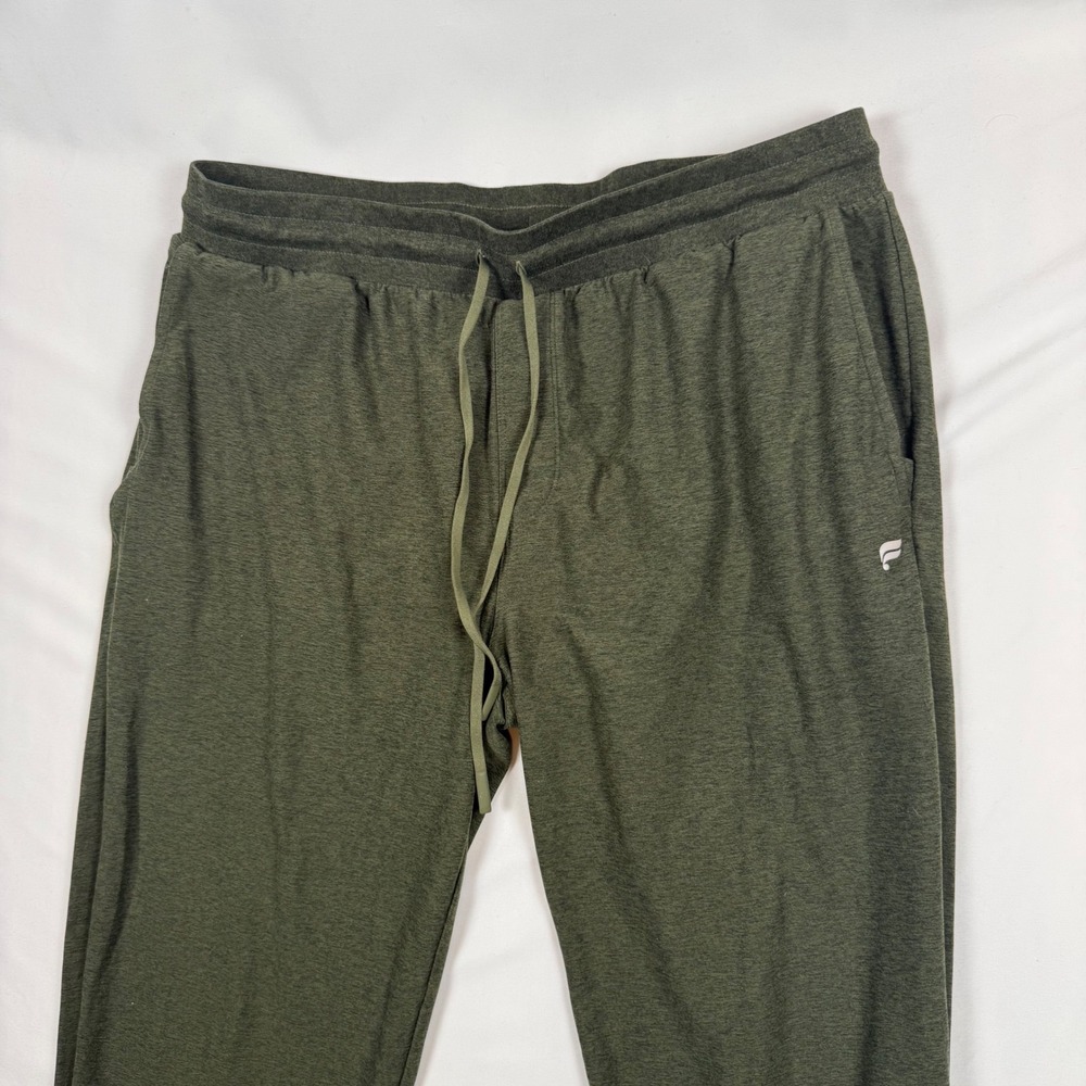 Fabletics Mens XL Jogger Sweatpants Olive Green Heather PT2458332-11622-33360